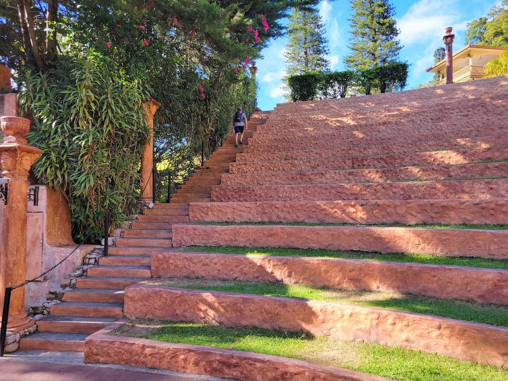 Strength Training – One of a Few Big Workout Changes I’ve Made - Walking Up the Valle Escondido Amphitheater Steps