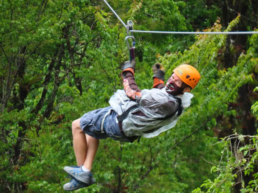 Boquete Tree Trek - Jim zip-lining